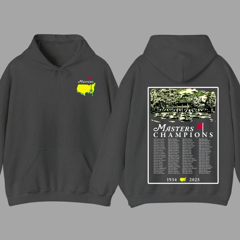 ποΈββοΈβ³2025 Masters Tournament Augusta 91 Years Hoodie