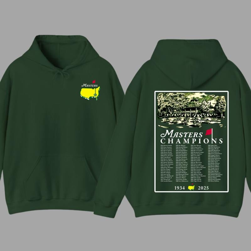 ποΈββοΈβ³2025 Masters Tournament Augusta 91 Years Hoodie
