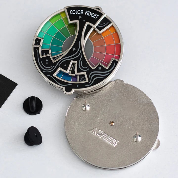 🌈Color Fidget Enamel Pin(✨A Wheel Of Twenty Hues)