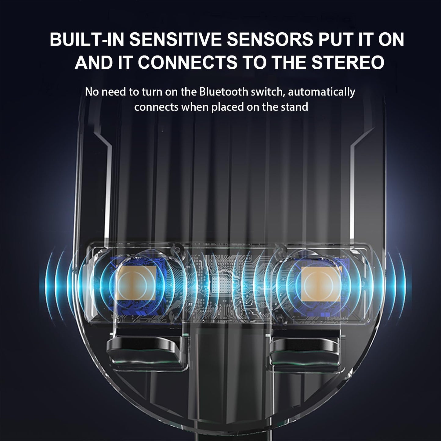 💥🔥2025 Upgraded Cell Phone Stand with Induction Speaker/Power Bank/Atmosphere Light