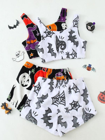 💥Halloween Pre 🎃Halloween  vest pajamas set👻