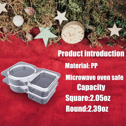 Double Compartment Condiment Containers