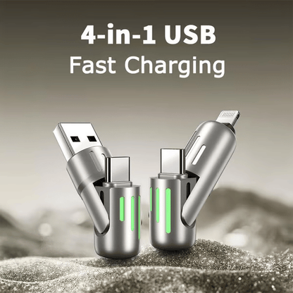 ✨4-in-1 USB Charging Cable fast charging MAX 60W