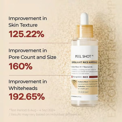 🏆Flash Sale⚡ 50K+ SOLD! Almost Gone-💥🔥Peel Shot Glow Rice Ampoule Duo