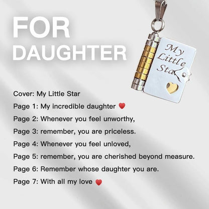 🏆Flash Sale⚡ 50K+ SOLD! ❤️‍🔥✨My Little Star Book Necklace for Daughter / Son