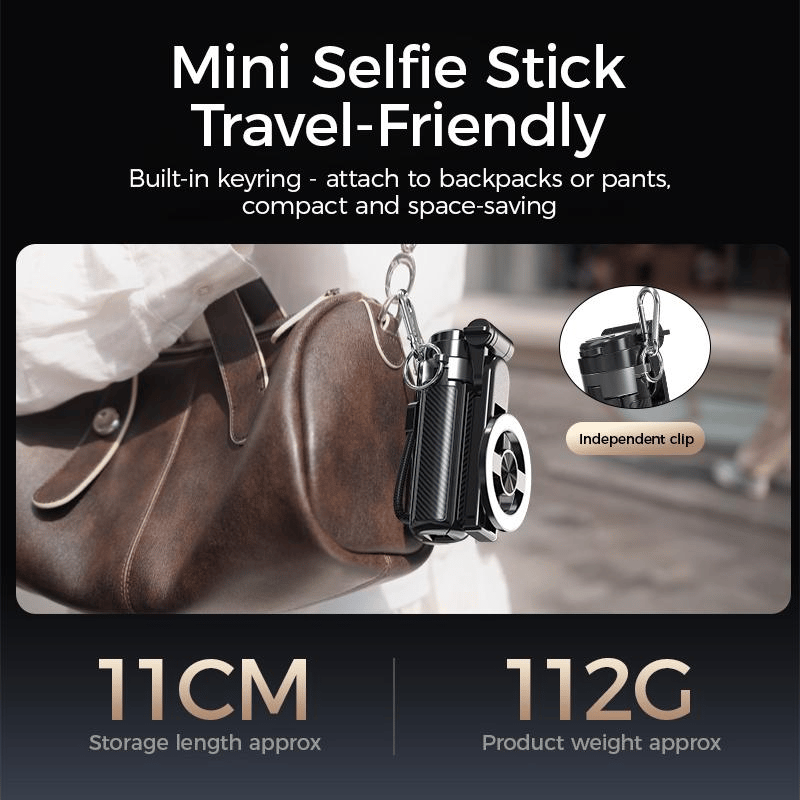 4-in-1 Multifunctional 360° Rotation Magnetic Selfie Stick