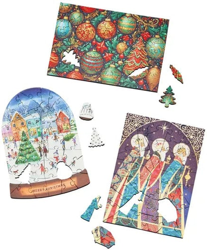 🏆Flash Sale⚡ 50K+ SOLD! Almost Gone-💥🧩24 Days Of Christmas Puzzles Advent Calendar,Best Gifts