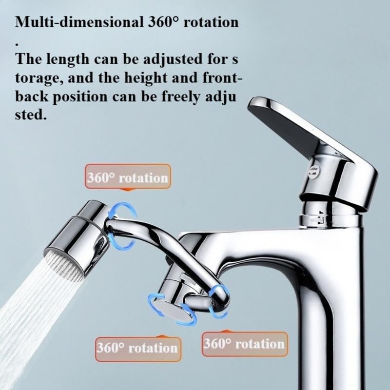 🚰Universal sink faucet✨1440° Rotatable Faucet Aerator Extension