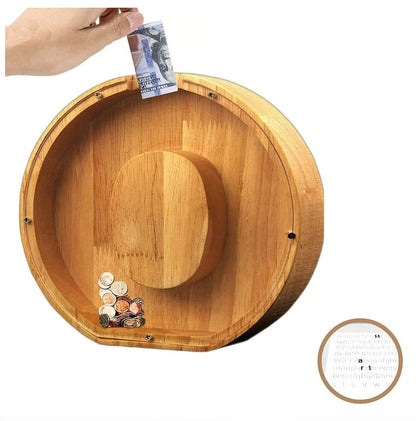 🔥Piggy Bank-Wood Gift For Kids