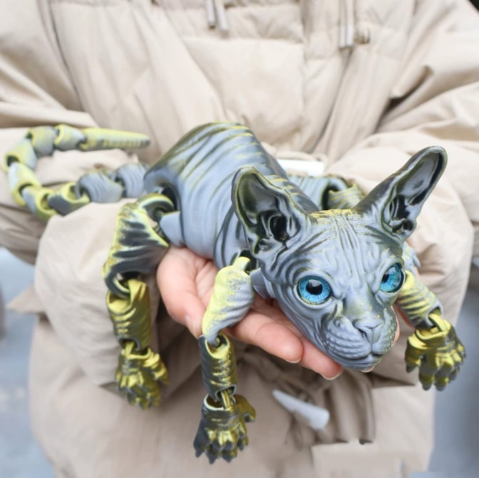 🔥Mystic Meow – 3D Guardian Cat