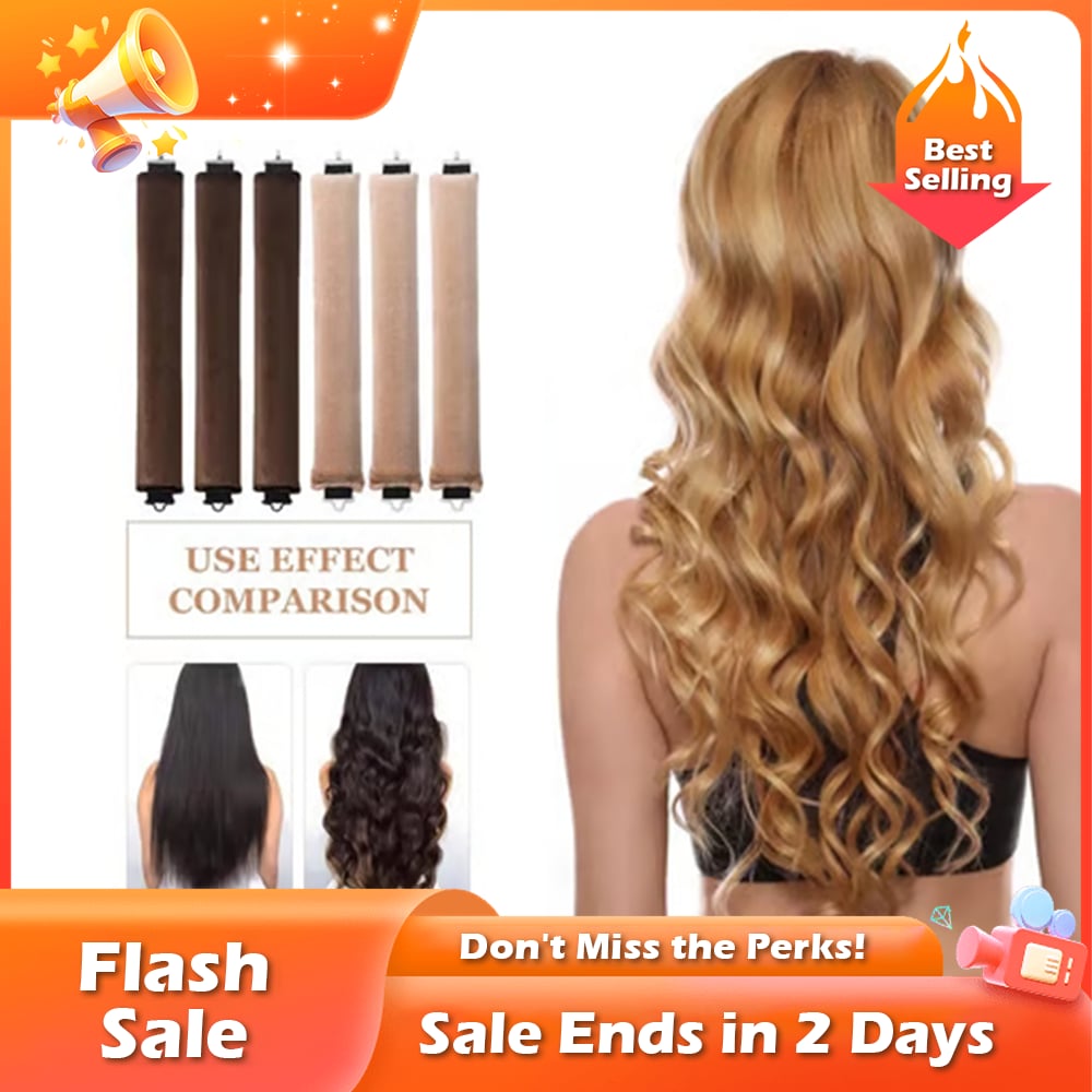 🏆Flash Sale⚡ 50K+ SOLD! Almost Gone-💥🔥Satin Heatless Curling Set,Best Gifts
