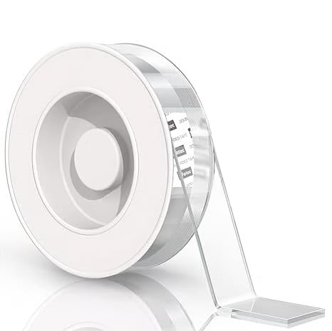 ✨Extra Large Double Sided Tape , Clear & Tough Nano Tape, Multipurpose Mounting Tape