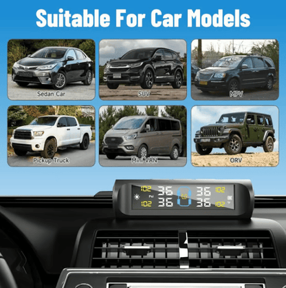 🔥🎁Solar Powered Tire Pressure Monitoring System