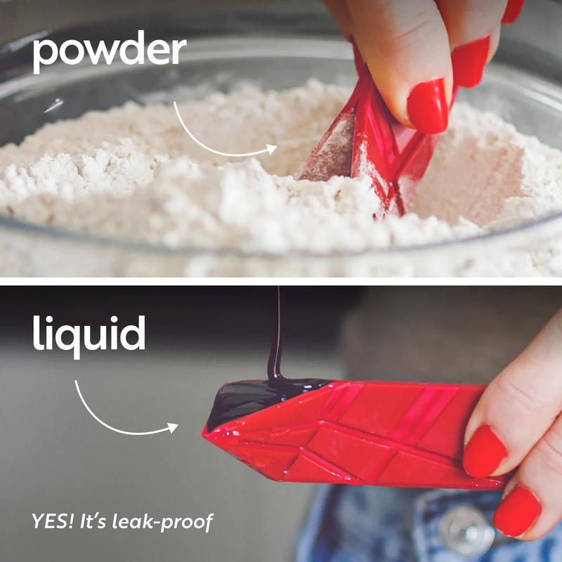 FLAT 3-IN-1 FOLDING MEASURING SPOONS