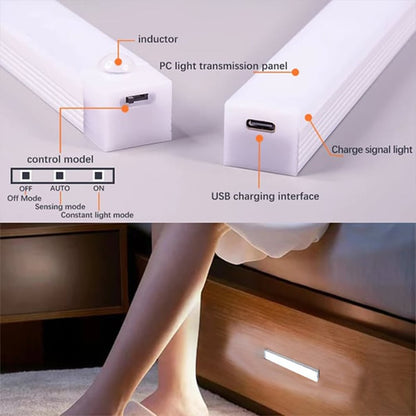 Punch-free Smart Sensor Magnetic Rechargeable LED Lights