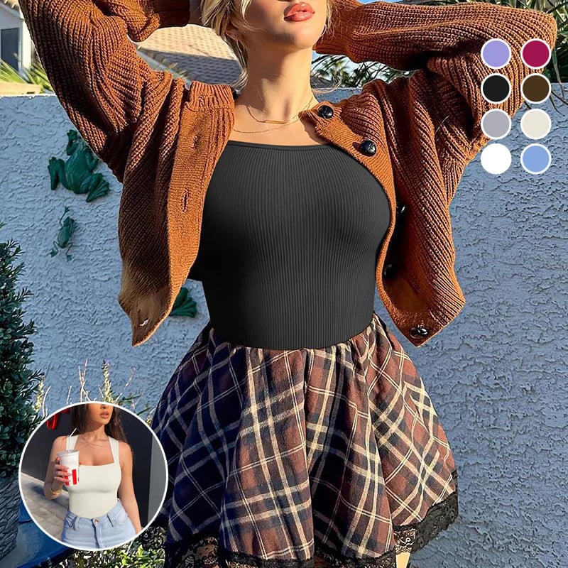 🔥Sleeveless Tank Tops Bodysuits