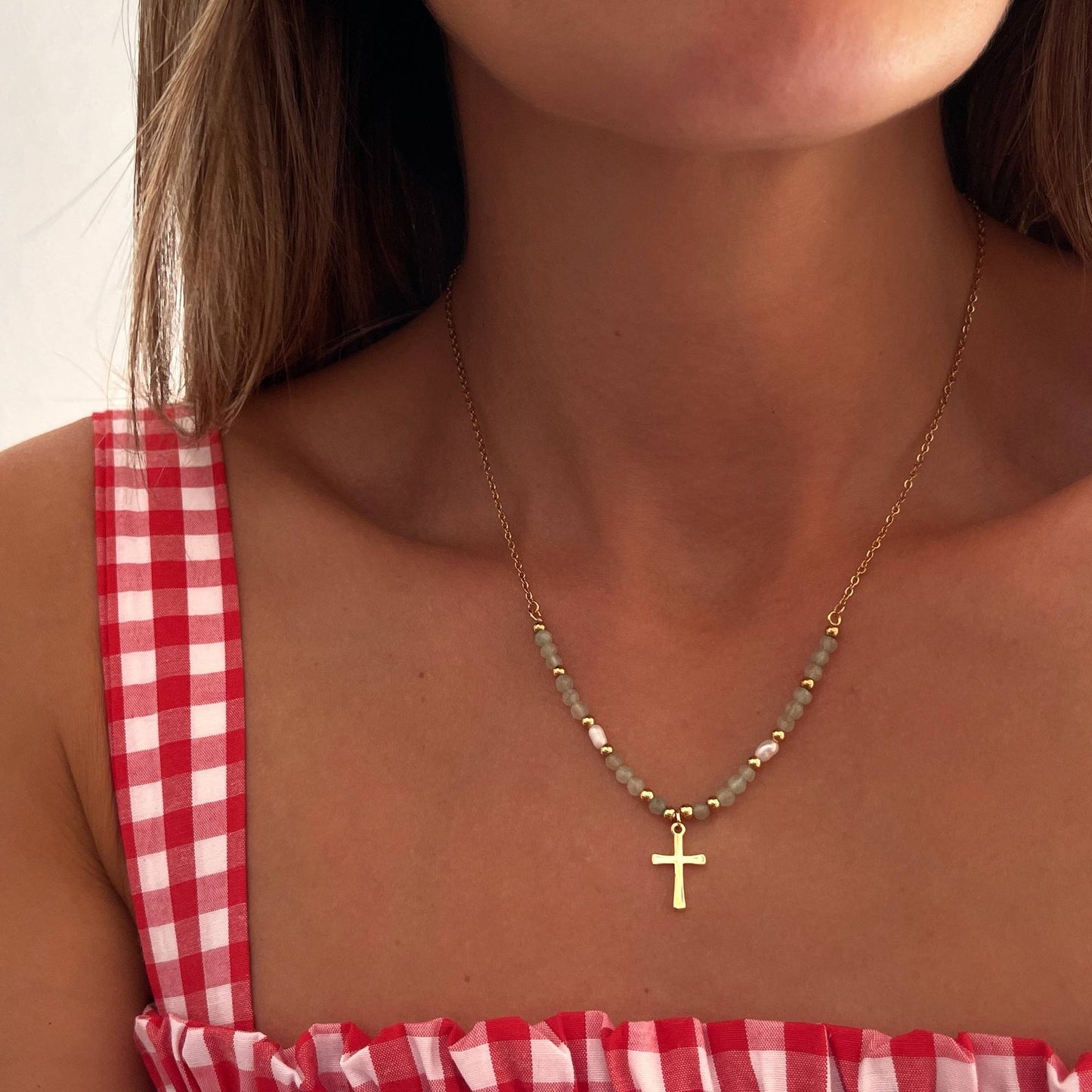 🔥Beaded Cross Necklace — The Best Gift🎁