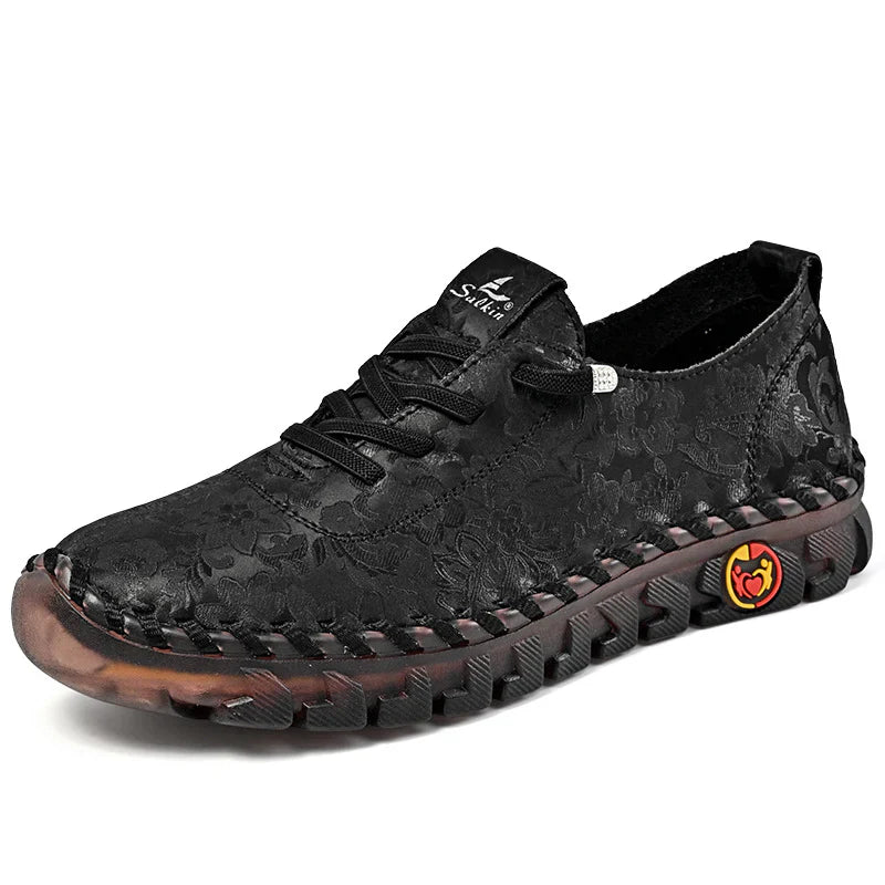 🔥Best Seller-Last Day Sale 60% OFF🔥Women's Hand-Stitched Uniqcomfy Wide Toe Box Leather Shoes