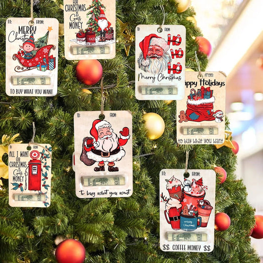 🎅💸 Handcrafted Wooden Money Holders Gift(no money)