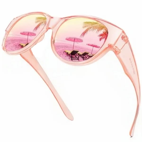 📢😎 2025 New Polarized UV400 Protection Trendy Round Cat-eye Sunglasses 😺🕶️