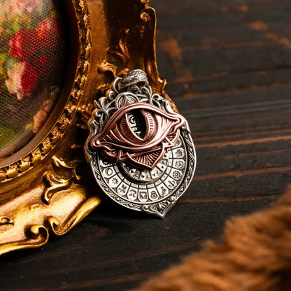 👁️‍🗨️Handmade Tarot Vision Pendant: Connect to Cosmic Wisdom Anytime(Cheat Sheet Included)
