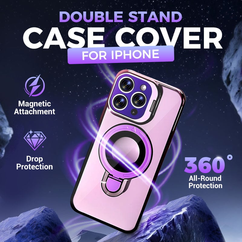 Double Stand Case Cover for iPhone