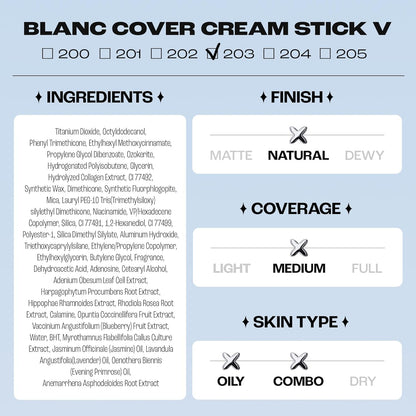 🎁🎉Meet the Blanc Cover Stick V — Your All-in-One Beauty Essential!