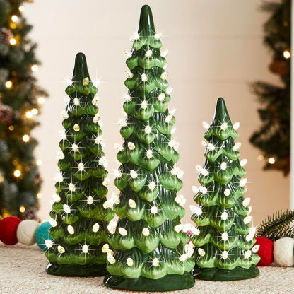 🎁🎄Retro Hand-Painted Tabletop Christmas Trees (⏰Limited Quantities Available)