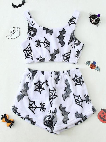 💥Halloween Pre 🎃Halloween  vest pajamas set👻