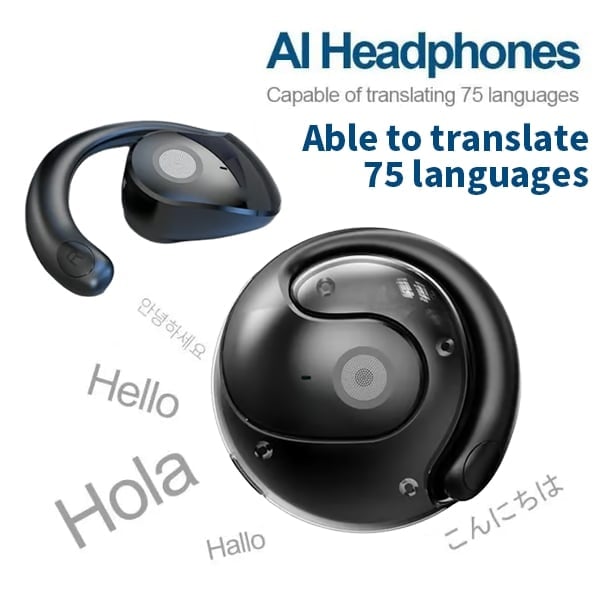 🏆#1 Best Seller ⚡⏰AI Translation Wireless OWS Bluetooth5.4 Earphones (Fit iOS & Android)