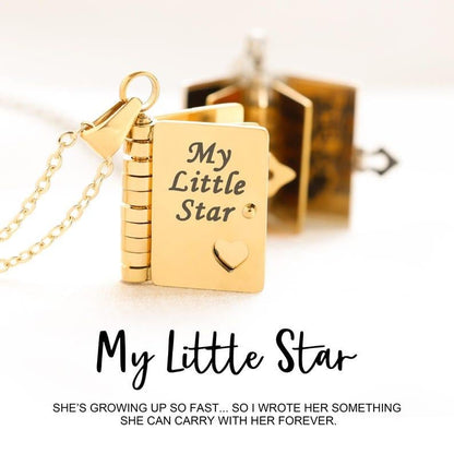 🏆Flash Sale⚡ 50K+ SOLD! ❤️‍🔥✨My Little Star Book Necklace for Daughter / Son