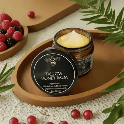 🔥Organic Grass-Fed Beef Tallow Balm with Raw Honey