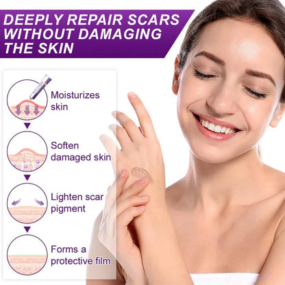 Misspone™ Face & Body Scar Gel – Clinically Proven Formula to Soften, Flatten & Fade Scars from Surgery, Acne, Burns, and Keloids