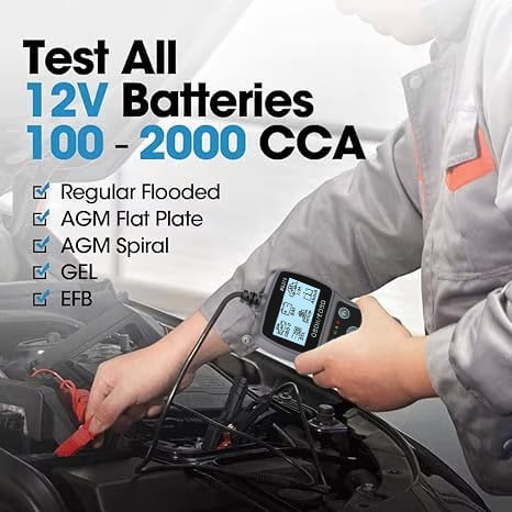 BT100 Car Battery Tester 12V Load Tester