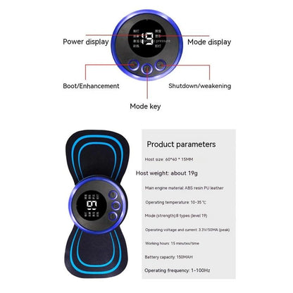EMS Mini Electric Body Massager – Promote fat burning,Cervical, Neck & Back Pain Relief