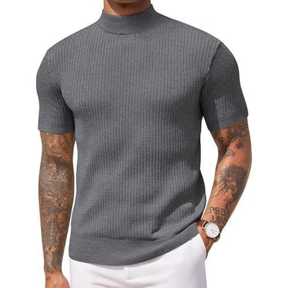 🔥 Men's Mock Turtleneck Sweater