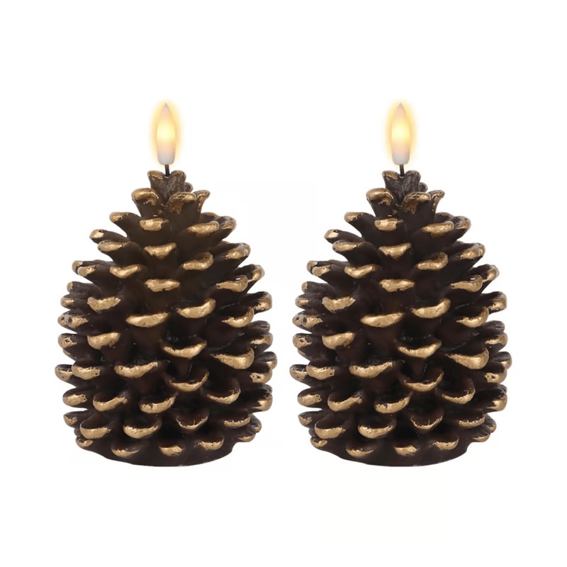 ✨Flameless Pinecone Candles