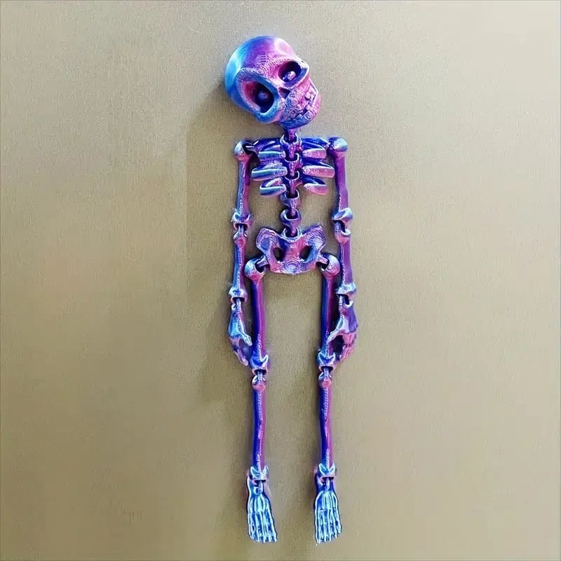 3D Printed Vintage Skeleton Magnetic Figurine 🎃